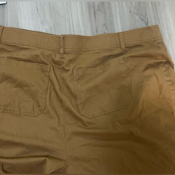 36) Ava & Viv Womens Plus High Rise Regular Crop Cropped WideLeg Pants NWT sz 26 - Picture 6 of 6